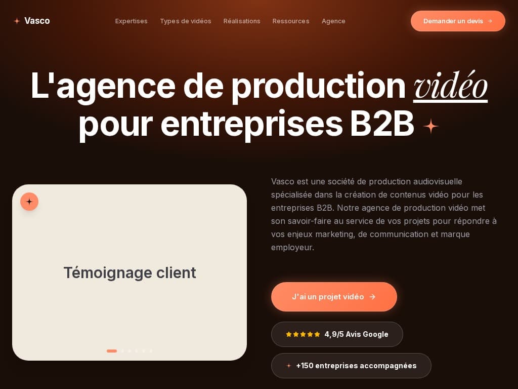 Agence Vidéo B2B